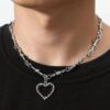 گردنبند قلب سیم خاردار