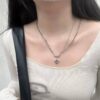 گردنبند دو لاین ستاره کد 599