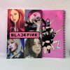دفتر خط دار 50 برگ طرح بلک پینک کد 782
