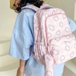 Alternative view of کوله پشتی با جامدادی ست طرح هلو کیتی کد 1585