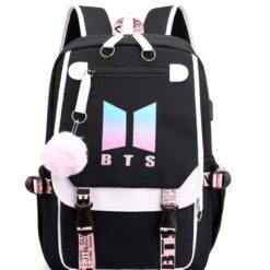 کوله پشتی وارداتی طرح بی تی اس ( BTS ) کد 1595