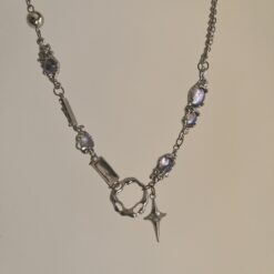 گردنبند پینترستی سنگی کد 1725