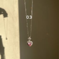 Alternative view of گردنبند پینترستی نگین کد 1747