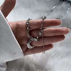 Alternative view of گردنبند ماه پینترستی کد 1749