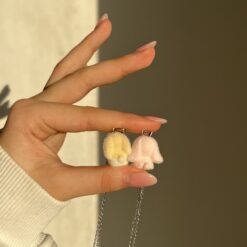 Alternative view of گردنبند مخملی خرگوش کد 1746