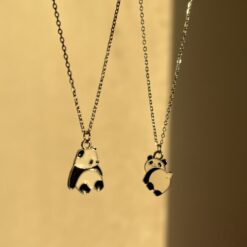 Alternative view of گردنبند ست دو نفره پاندا کد 1763