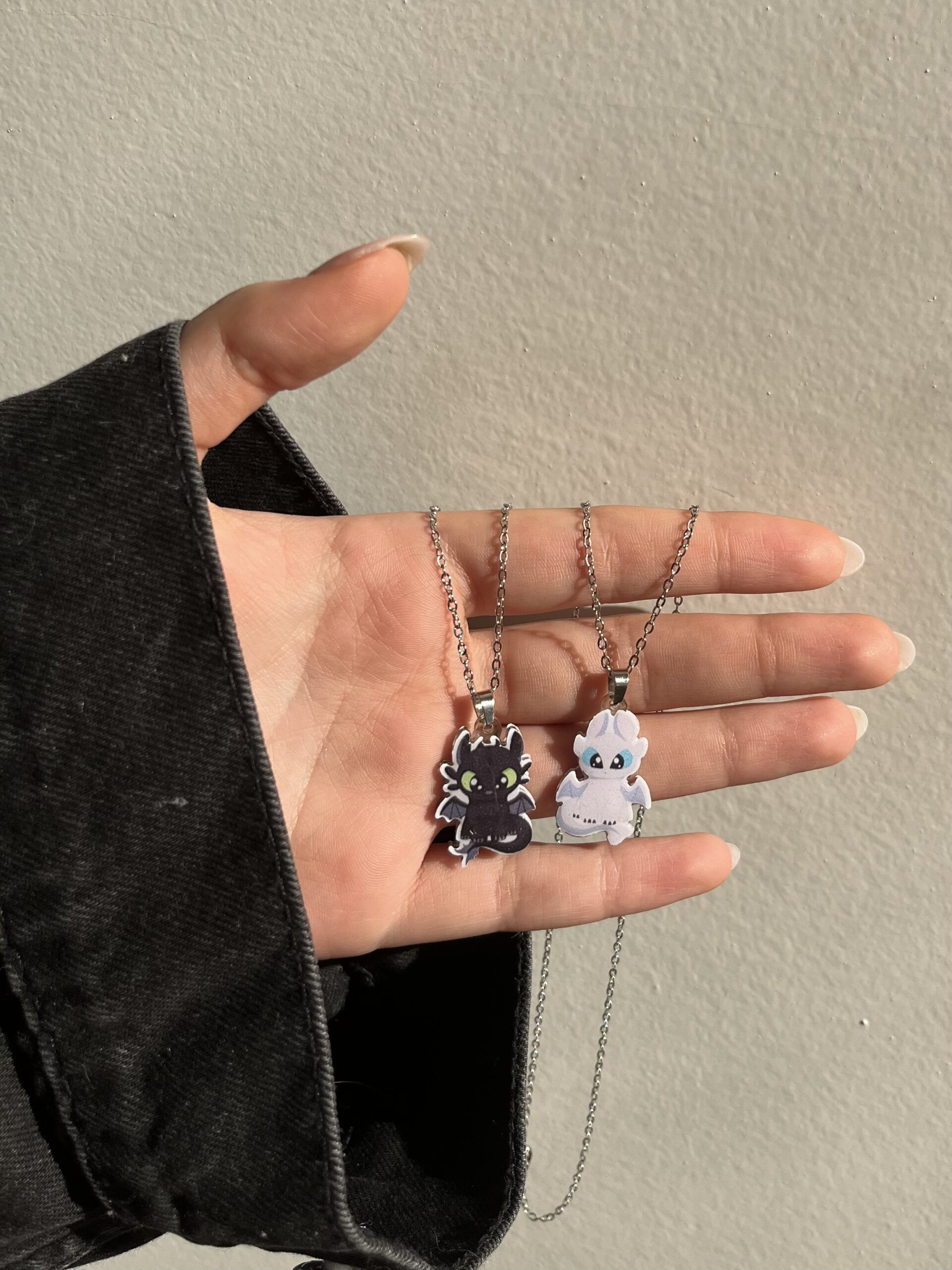 گردنبند ست دونفره طرح بی دندون کد 1788