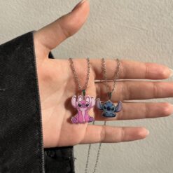 گردنبند ست دونفره طرح استیج و آنجل کد 1789