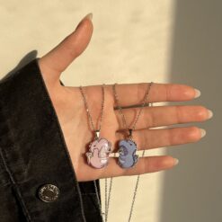 گردنبند ست دونفره طرح تام و جری کد 1793