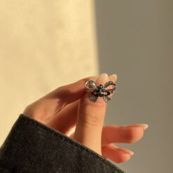 انگشتر طرح پاپیون کد 1811