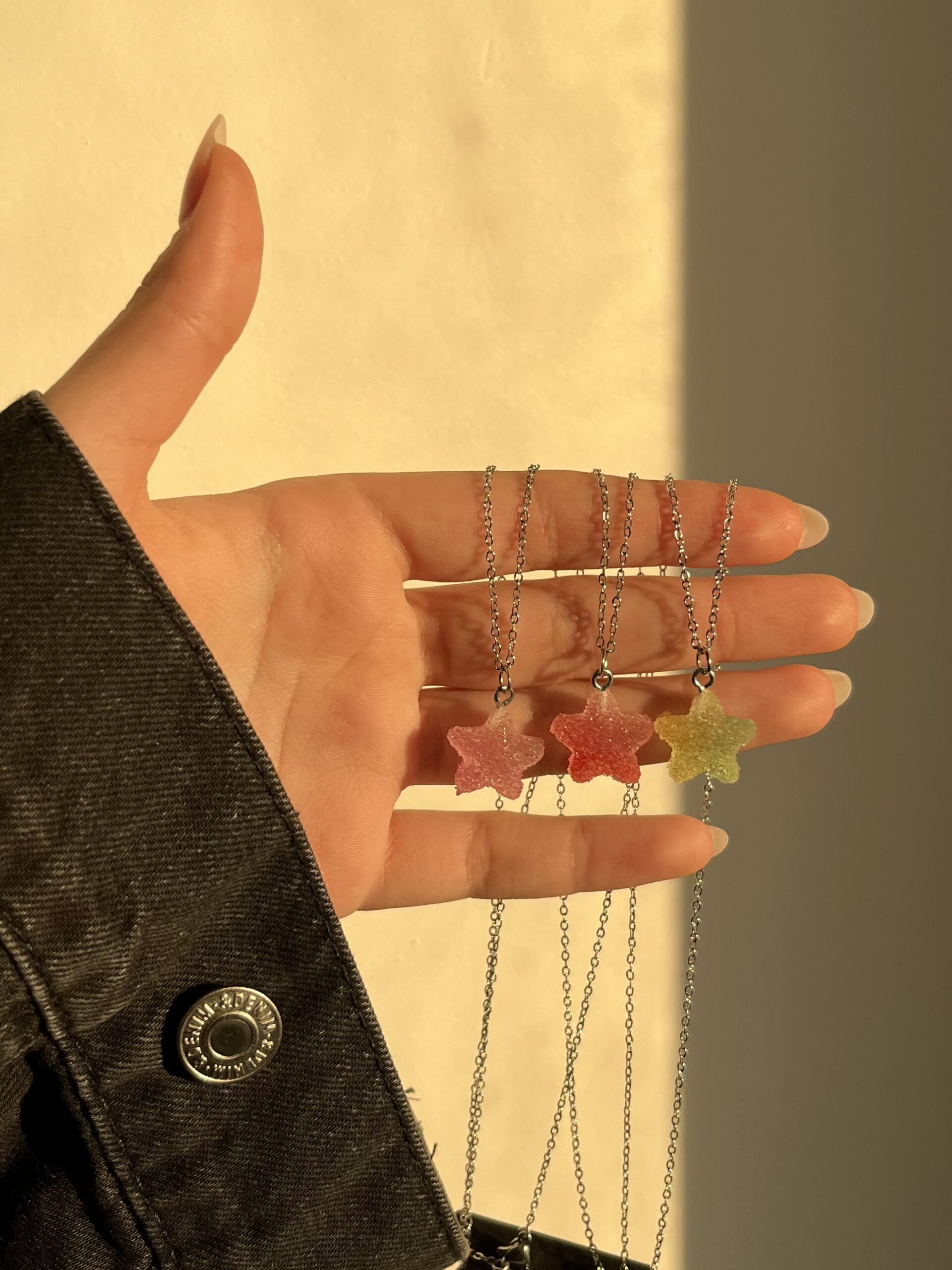 گردنبند ست سه نفره طرح ستاره دریایی کد 1806 - Image 2