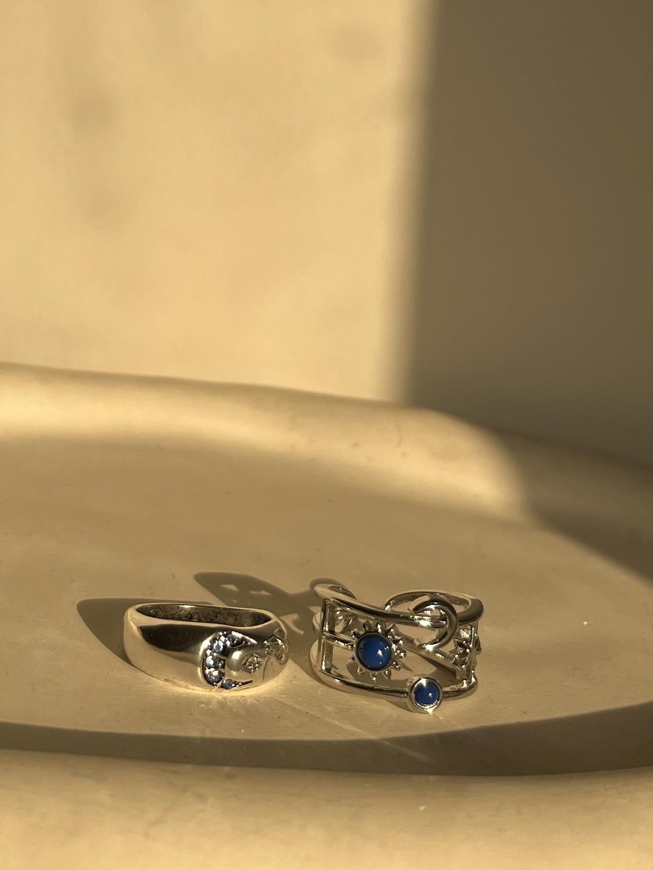 انگشتر طرح ماه پینترستی کد 1828 - Image 6