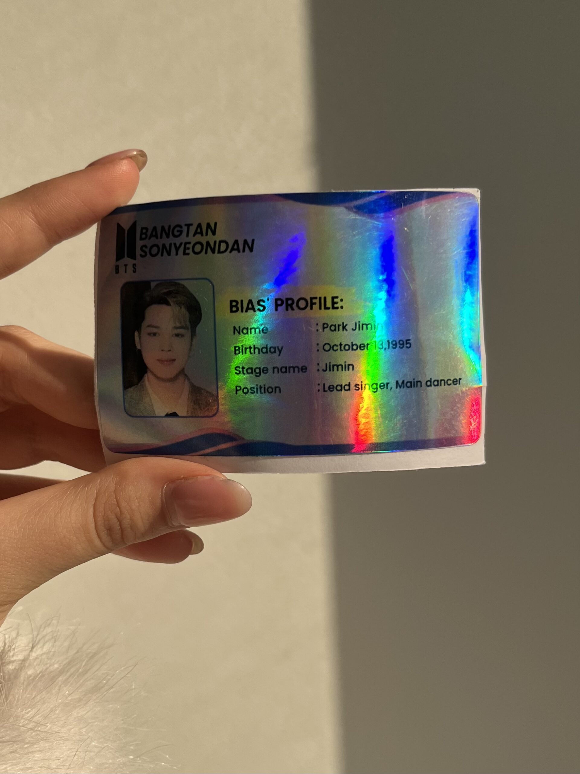 استیکر کارت گواهینامه طرح بی تی اس (BTS) کد 2112 - Image 9