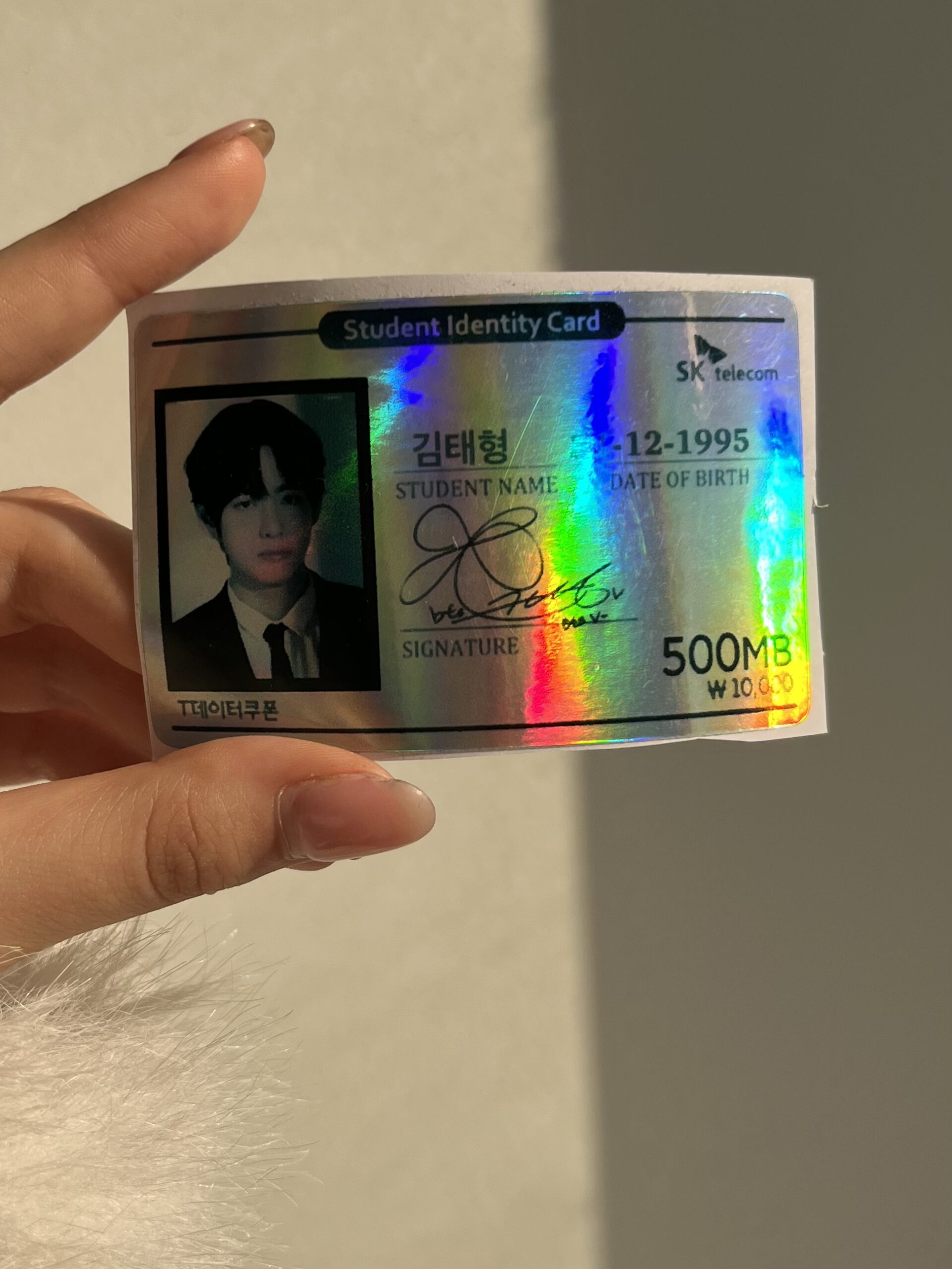 استیکر کارت گواهینامه طرح بی تی اس (BTS) کد 2112 - Image 6