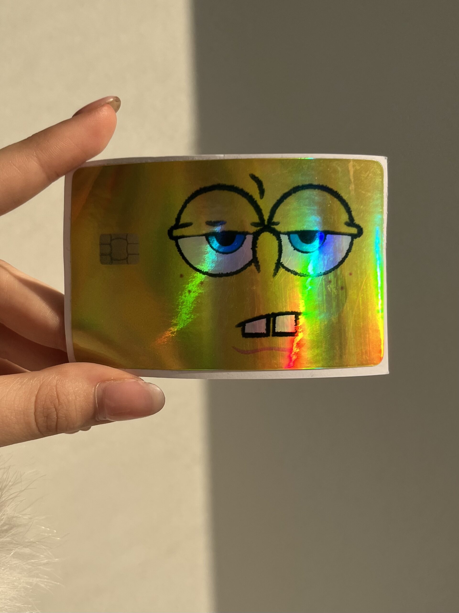 استیکر کارت طرح باب اسفنجی کد 2103