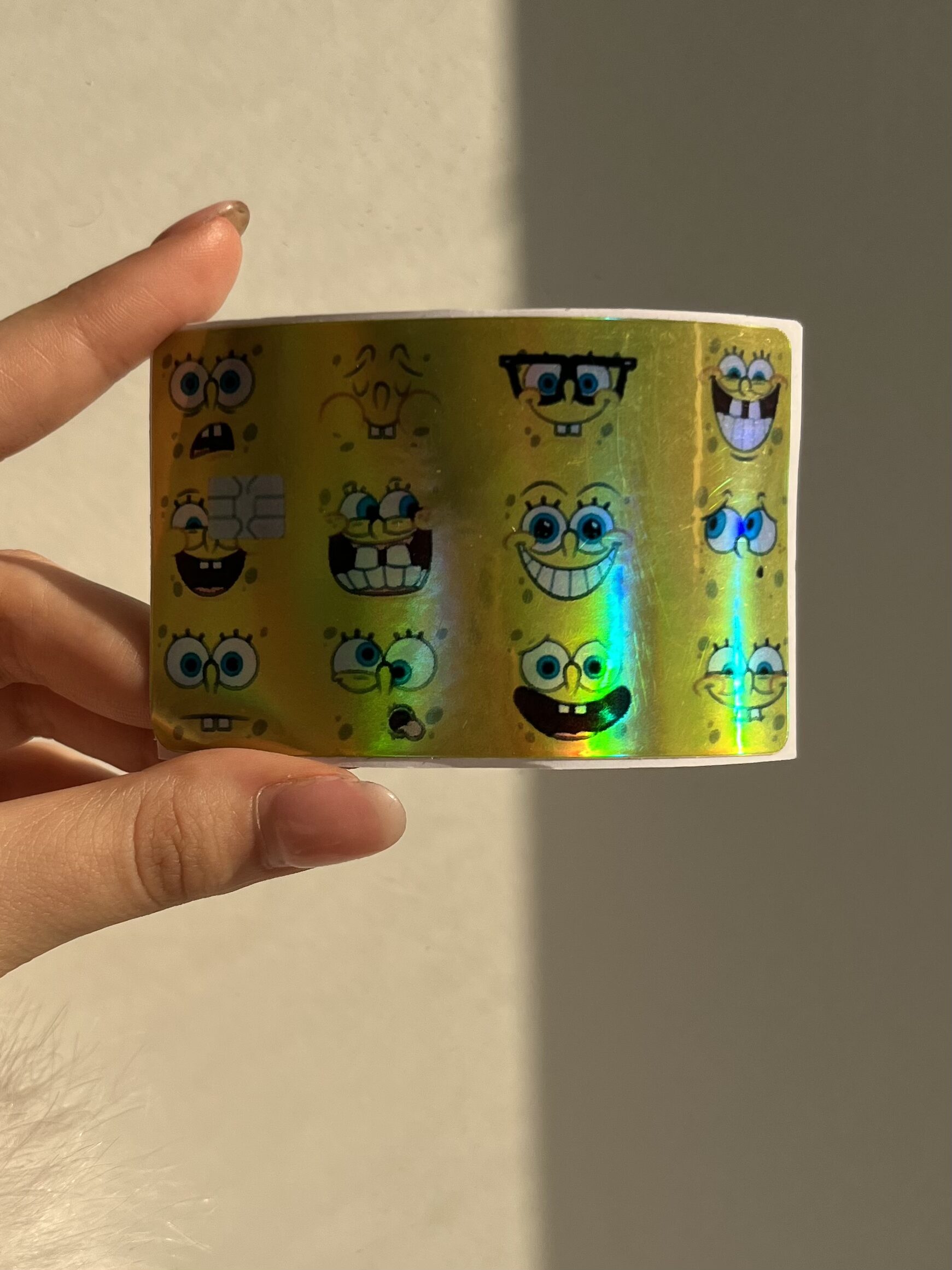 استیکر کارت طرح باب اسفنجی کد 2103 - Image 3