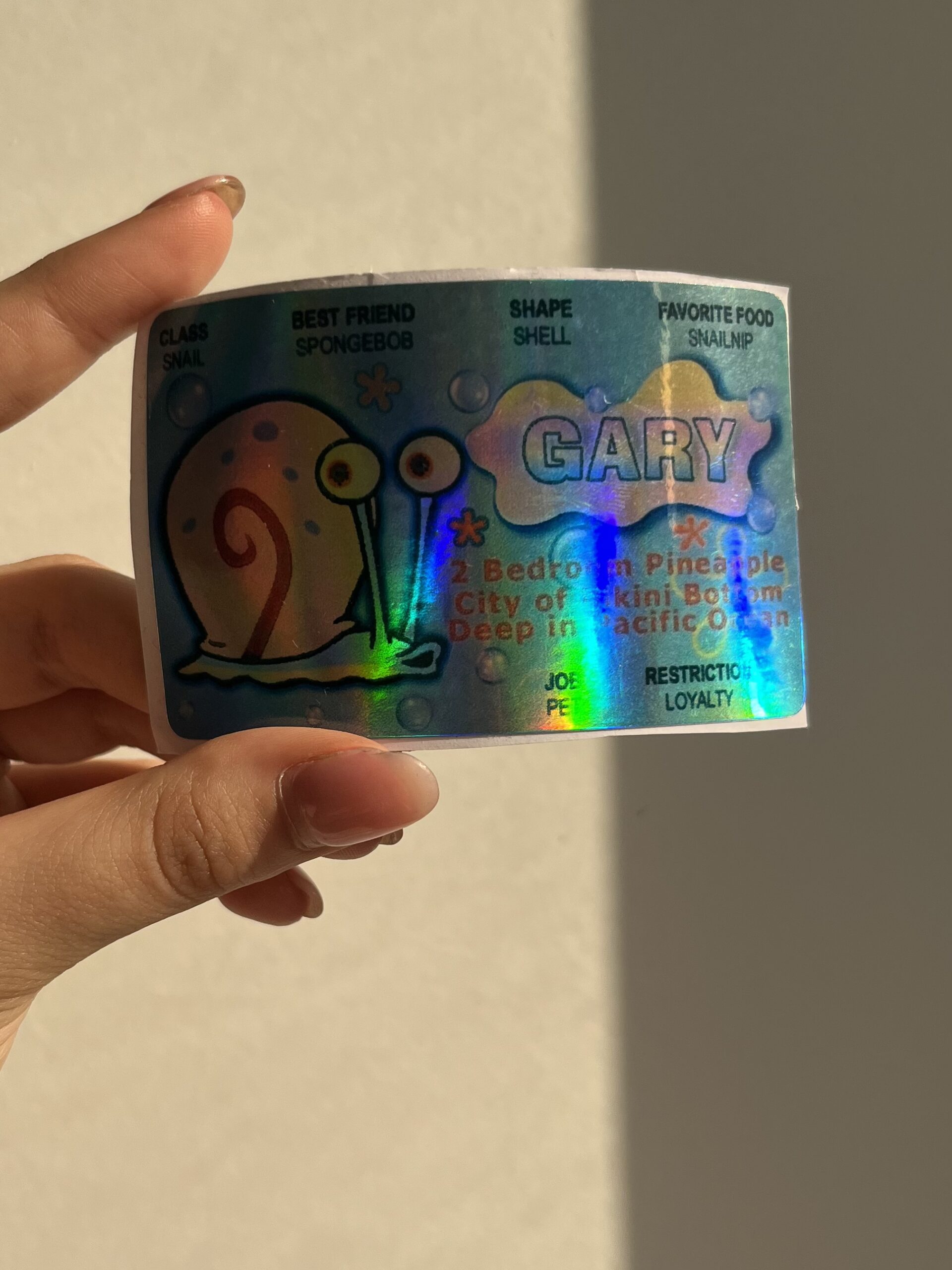 استیکر کارت طرح باب اسفنجی کد 2103 - Image 2