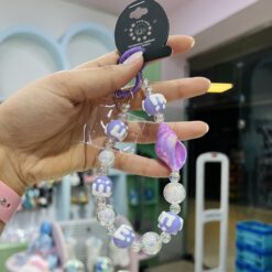 Alternative view of آویز کریستالی پاستیلی طرح صدف کد 2082