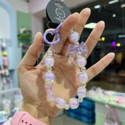 Alternative view of آویز کریستالی پاستیلی طرح پاپیون کد 2076