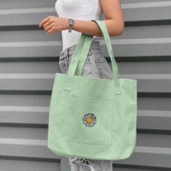 کیف دوشی بابونه – سبز پاستیلی کد 2226