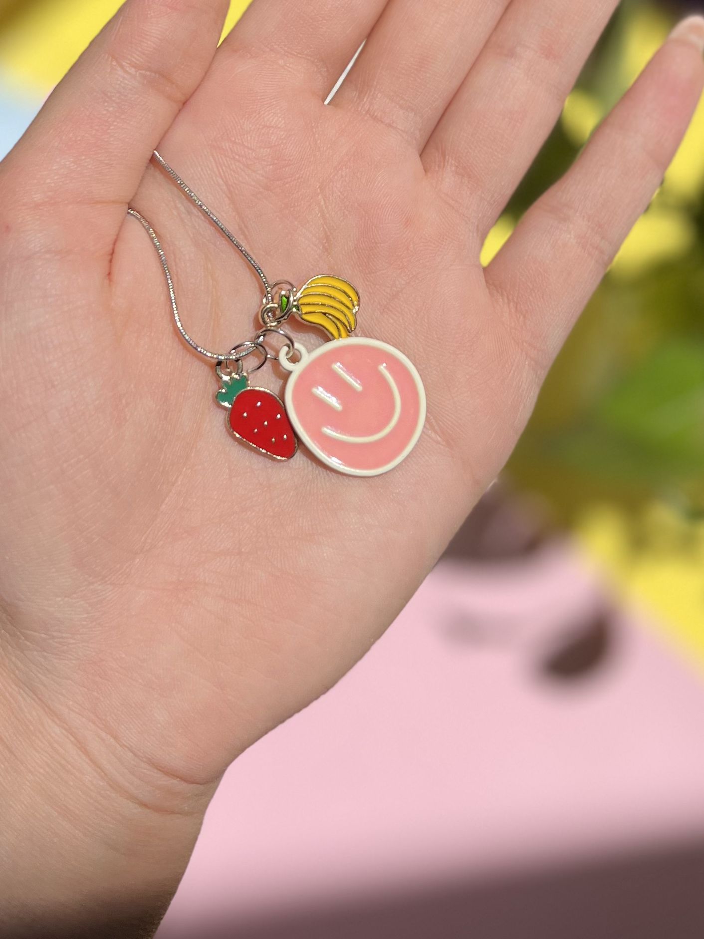 گردنبند وایب و توت فرنگی و موز کد 2263 - Image 2