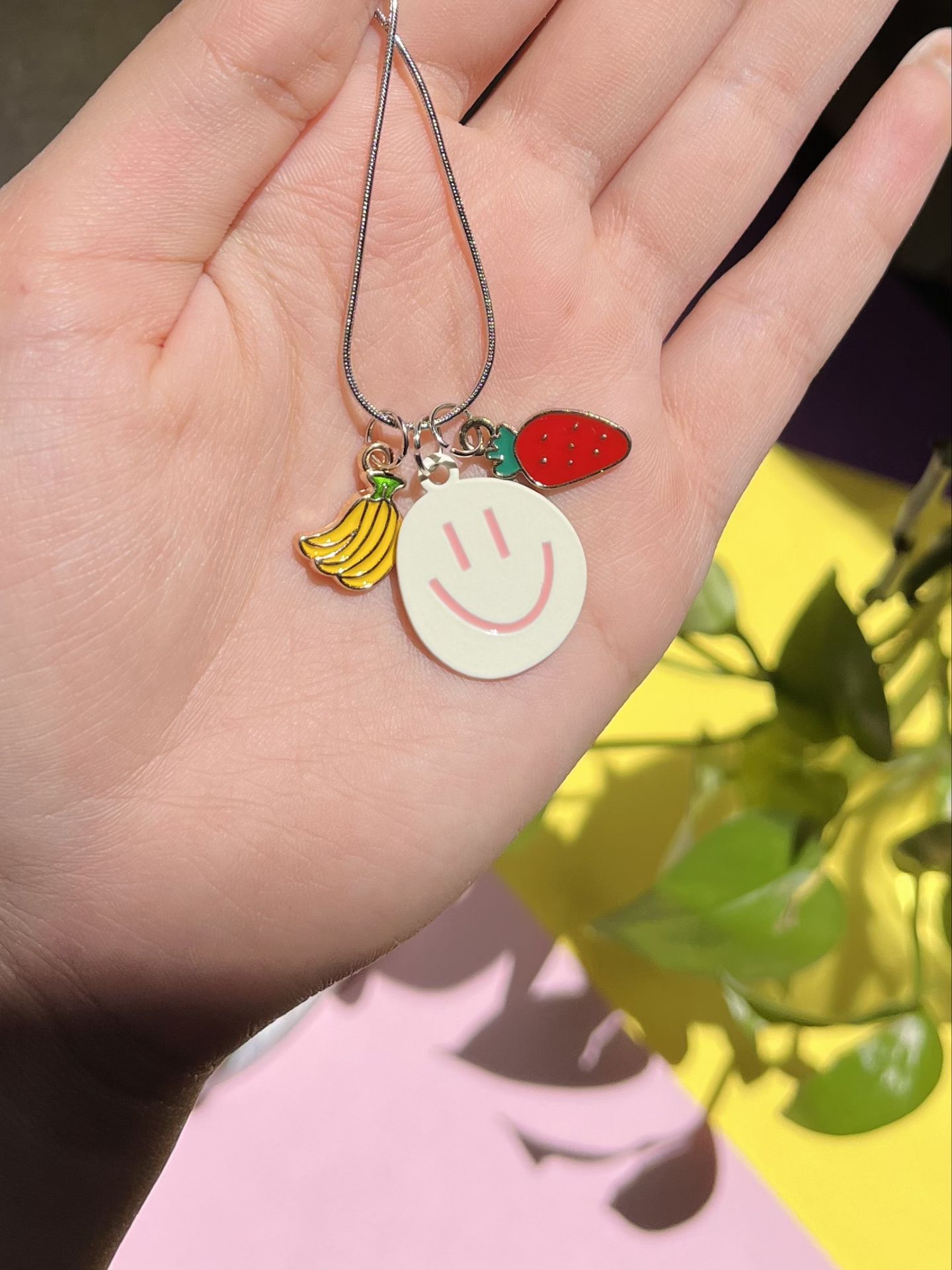 گردنبند وایب و توت فرنگی و موز کد 2263 - Image 3