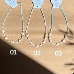 Alternative view of گردنبند صدفی پاستیلی کد 2267