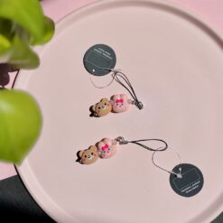 آویز موبایل طرح خرگوشی و تدی کد 2291