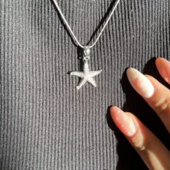 Alternative view of گردنبند ستاره دریایی نگینی کد 2275