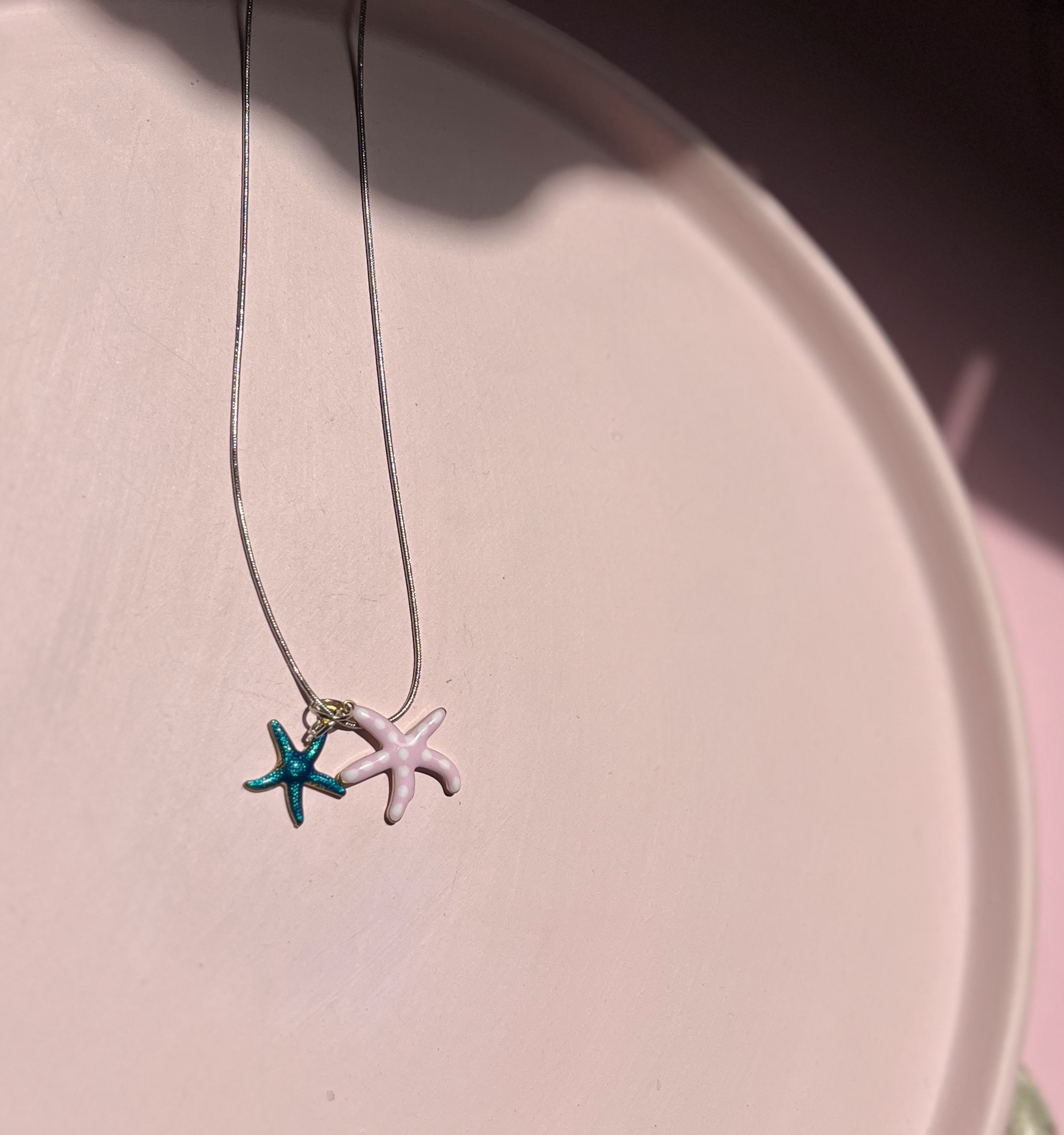 گردنبند ستاره دریایی خال خالی و ساده کد 2279 - Image 3