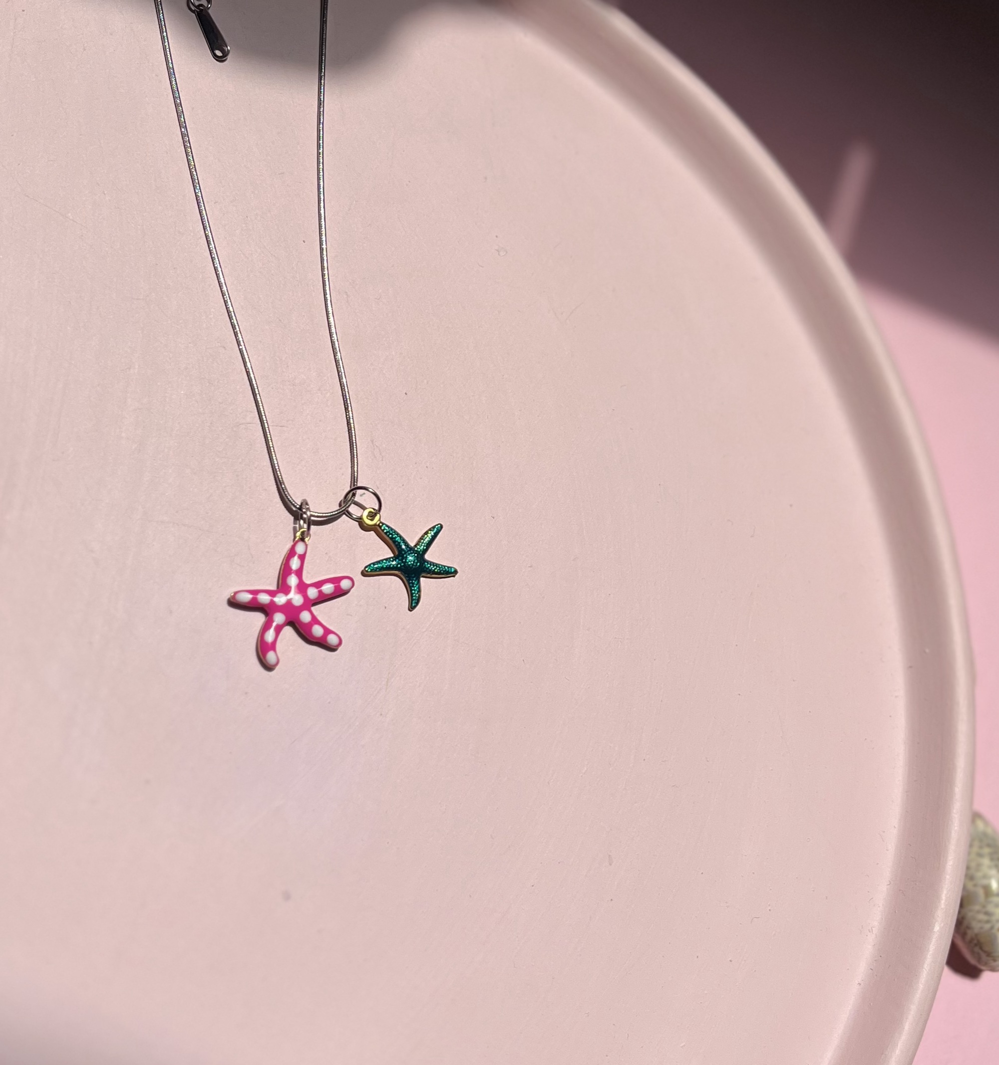 گردنبند ستاره دریایی خال خالی و ساده کد 2279 - Image 2