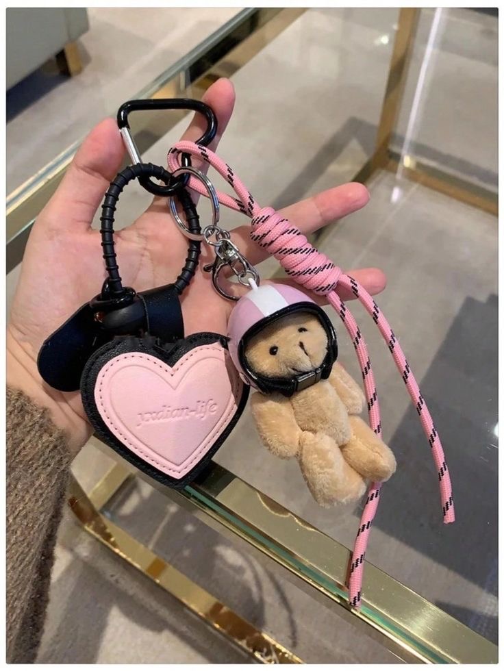 چارم طرح تدی کلاه کاسکت دار کد 2340 - Image 3