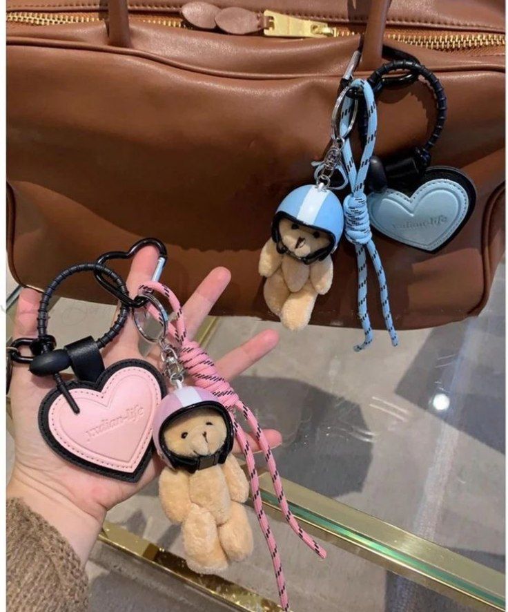 چارم طرح تدی کلاه کاسکت دار کد 2340 - Image 2