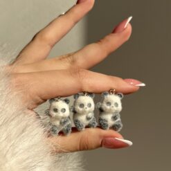 پلاک مخملی طرح پاندا کد 2563