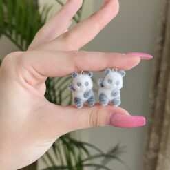 پلاک مخملی طرح پاندا کد 2563