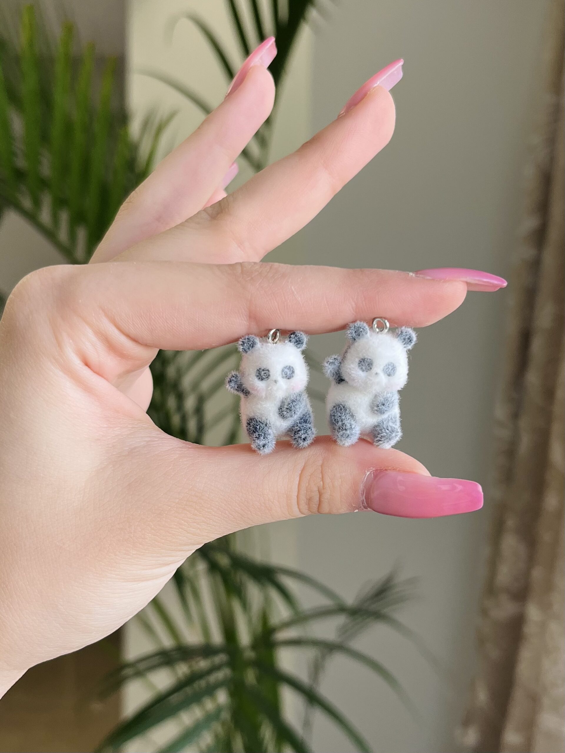 پلاک مخملی طرح پاندا کد 2563