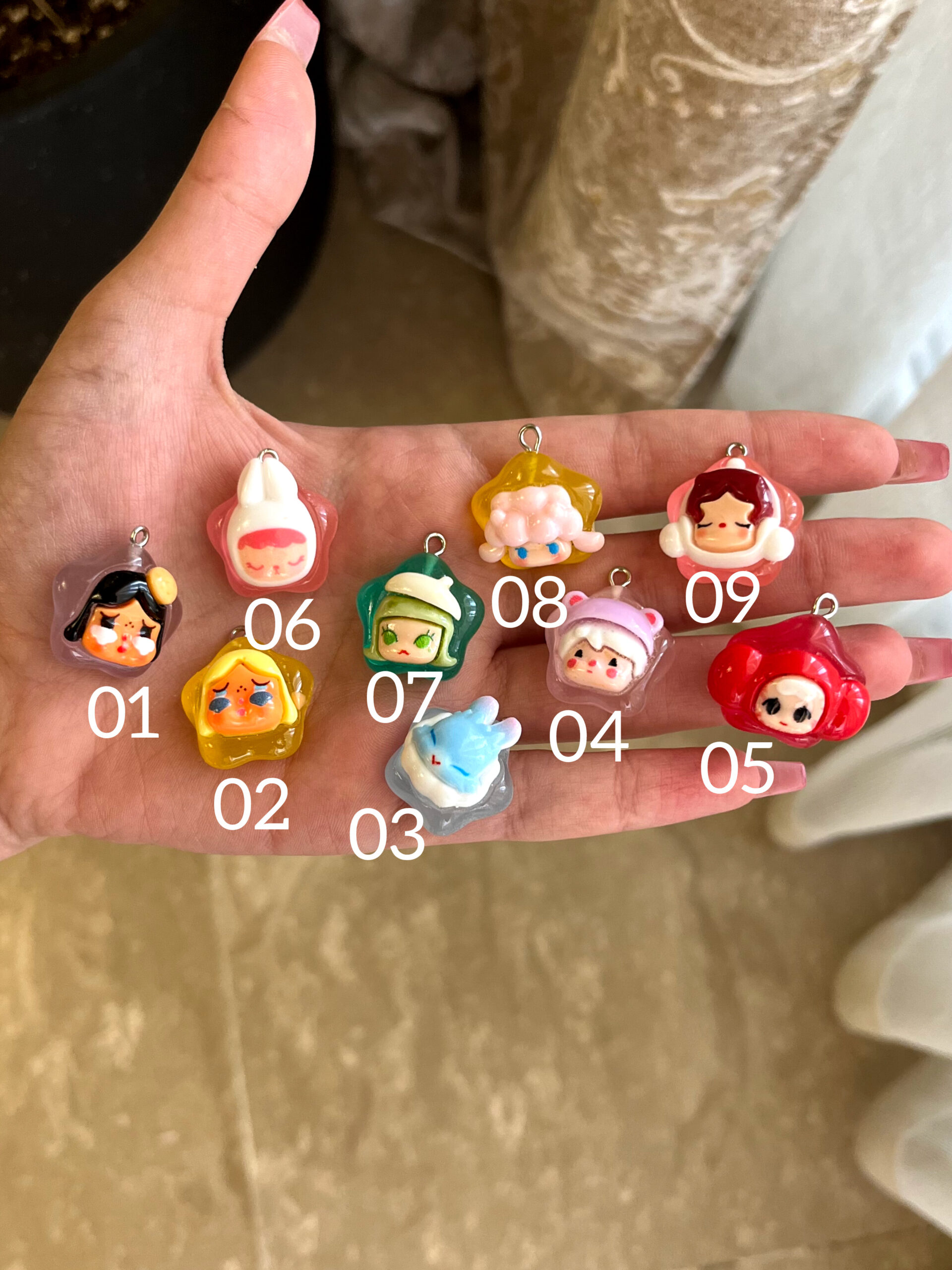 پلاک آویز طرح فانتزی کد 2481 - Image 3