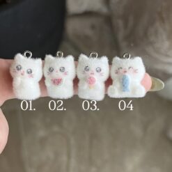 پلاک مخملی طرح پیشی کد 2678