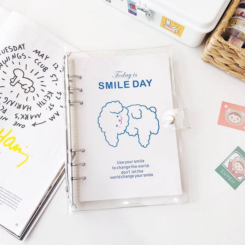 مینی کلاسور شفاف SMILE DAY کد 2608