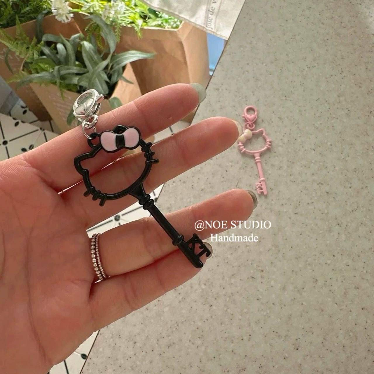 جعبه جاکلیدی پینترستی طرح کیتی ( hello kitty) کد 2587 - Image 3