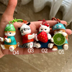 Alternative view of جاکلیدی گربه کیوت میوه‌ای کد 2694