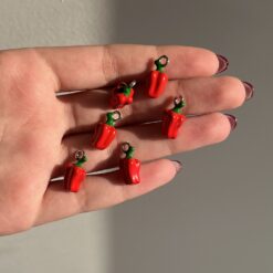 پلاک استیل فلفل دلمه‌ای کد 2822