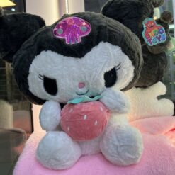 پتو بالشتی کورومی و ملودی توتفرنگی کد 2872