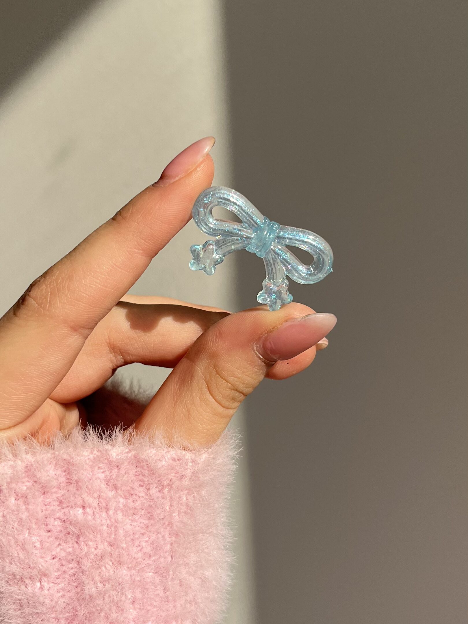 پلاک پاپیون اکلیلی شفاف کد 2884 - Image 2