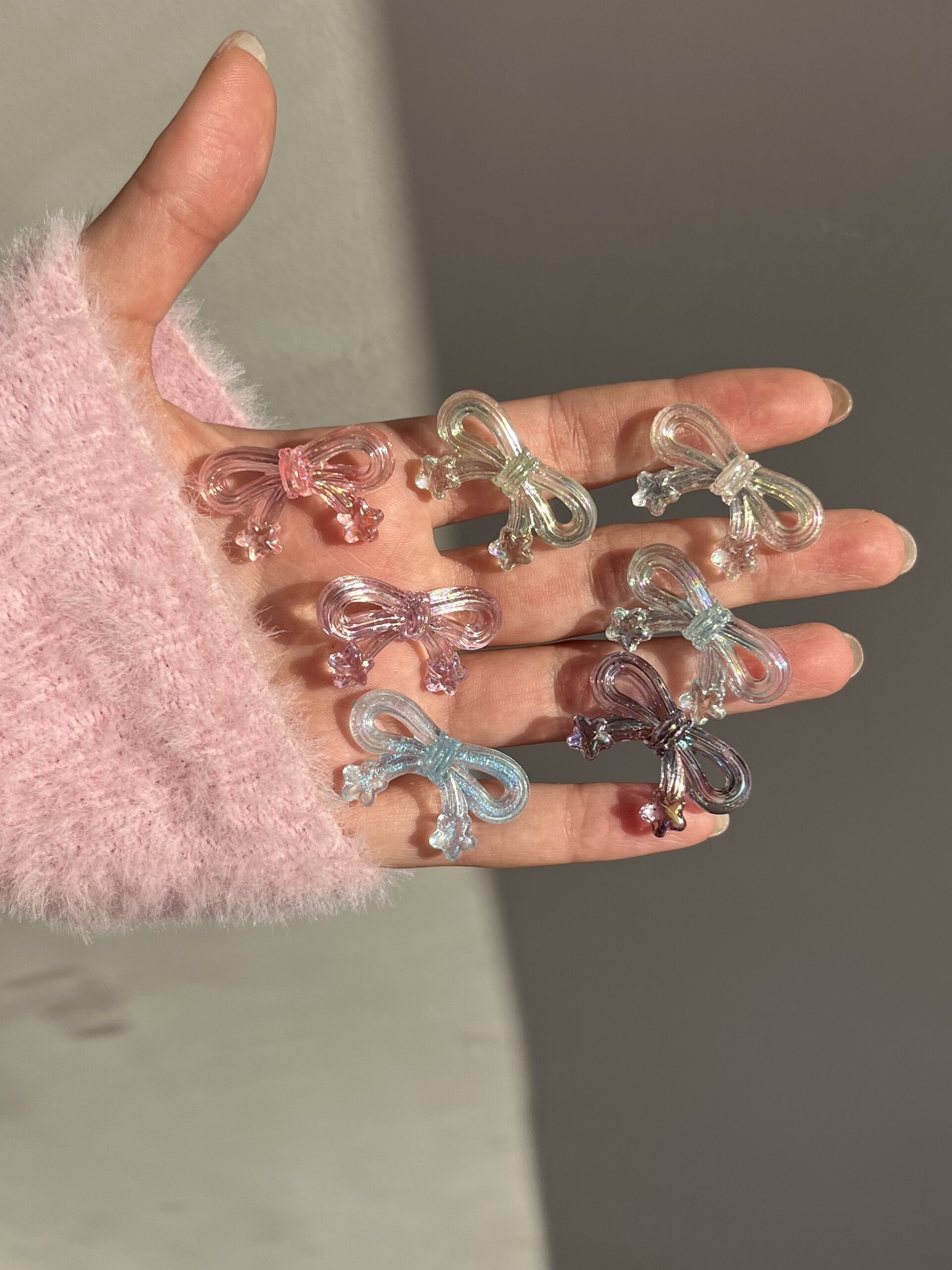 پلاک پاپیون اکلیلی شفاف کد 2884