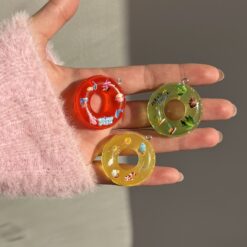 پلاک دونات شفاف اکلیلی کد 2885