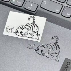 Alternative view of استیکر شفاف لپتاپ پیشی کد 2863