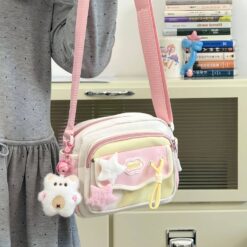 کیف رو دوشی پاستلی پینترستی کد 3024