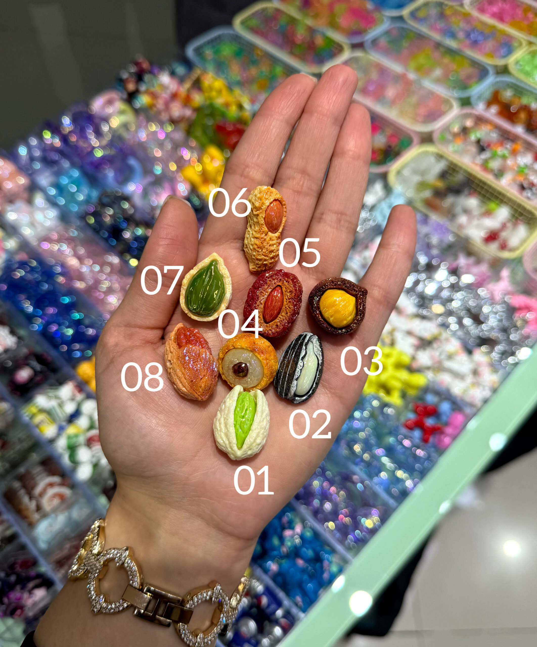 مهره براق آجیل و مغزیجات کد 2991 - Image 2