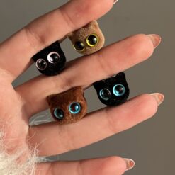 مهره مخملی پیشی کد 3042